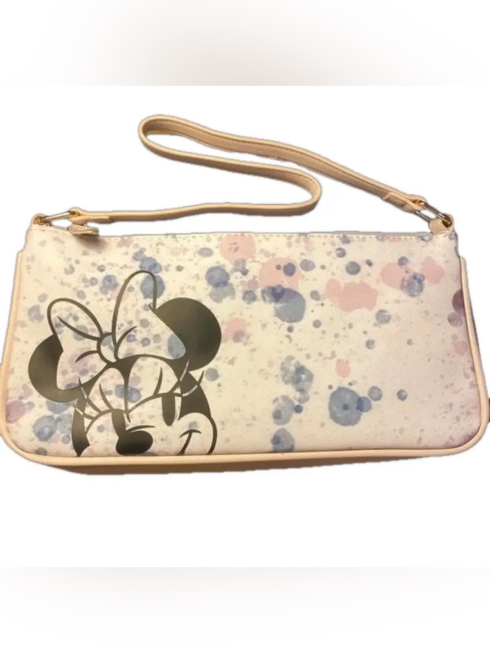 Dani By Danielle Nicole Disney Minnie Mouse Paint Splatter Shoulder Bag NWT